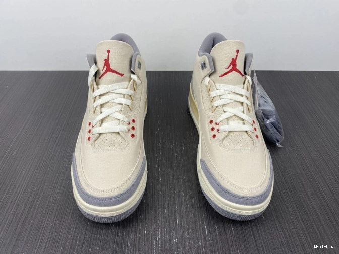 Reps TBkick 3 Jordan Retro Air DH7139-100 Muslin 0817